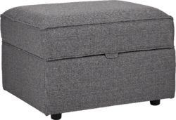 Collection - Ashdown Footstool with Storage - Grey